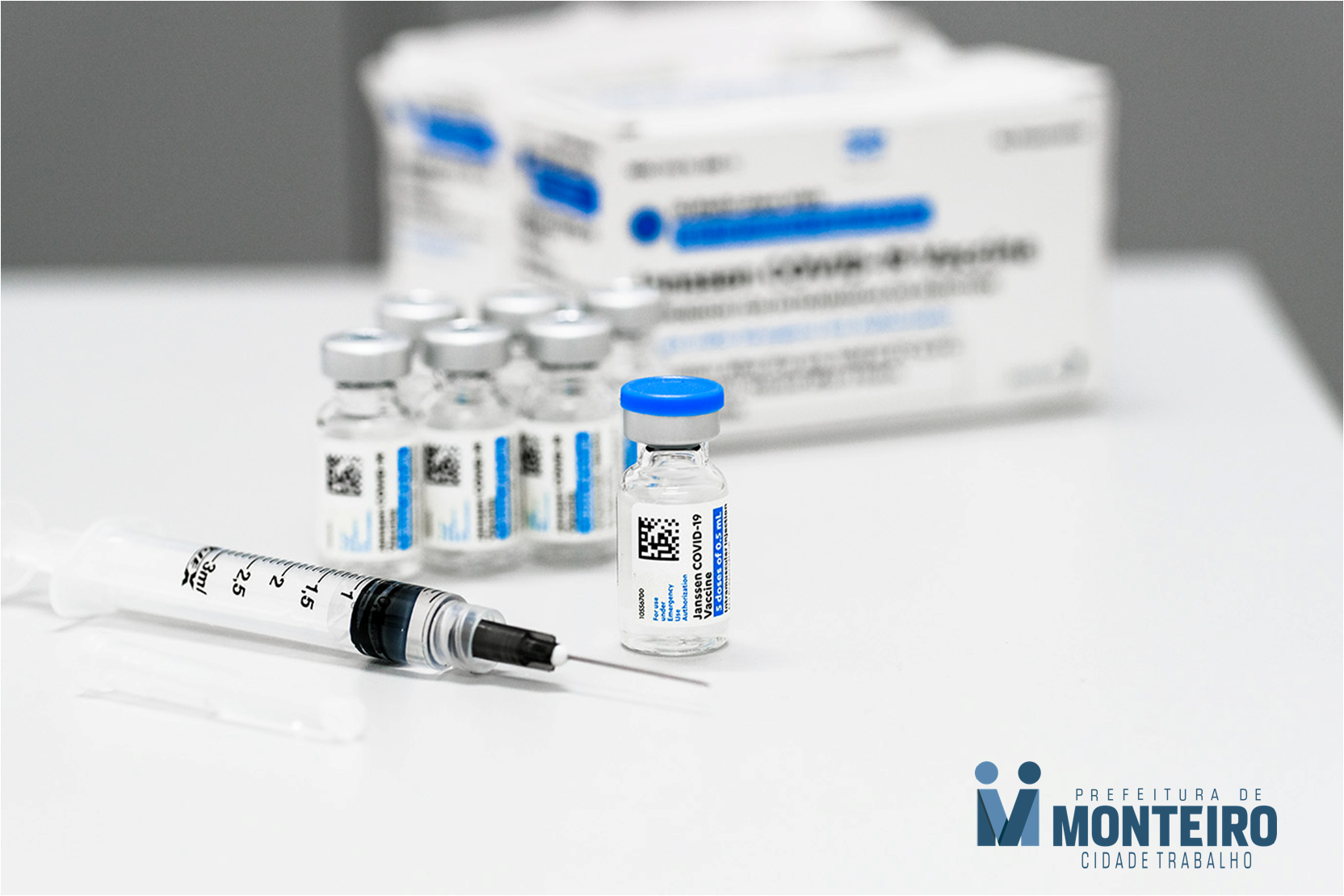COVID-19:  Monteirenses receberão 2ª dose da vacina Janssen nesta sexta-feira