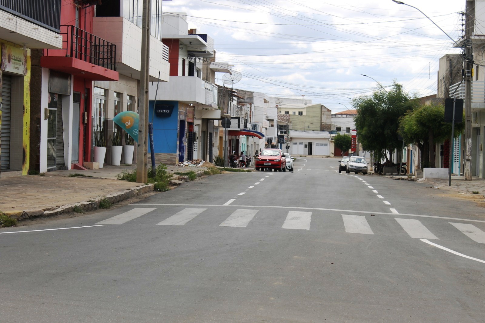 MONTRAN recupera faixas de pedestres e sinalização para dar mais segurança aos usuários do trânsito de Monteiro