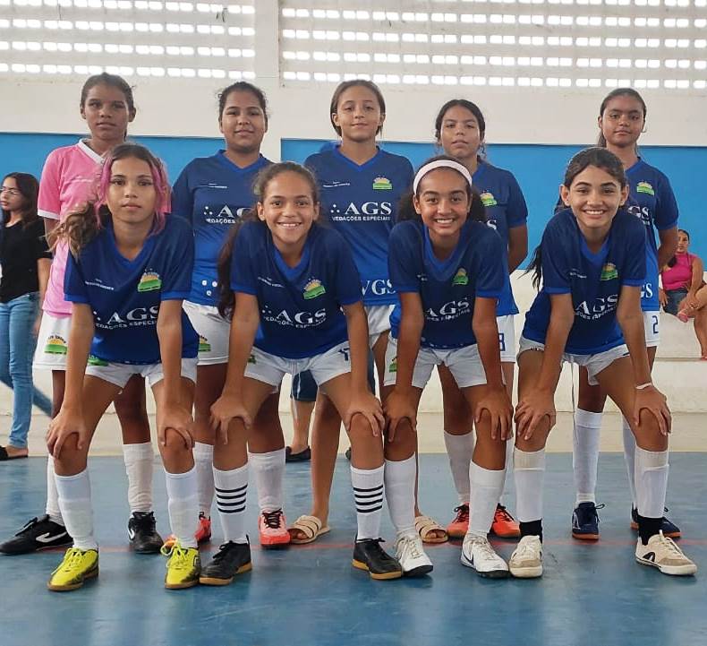 Tricampeãs: Futsal feminino da zona rural de Monteiro se classifica para próxima fase dos jogos escolares