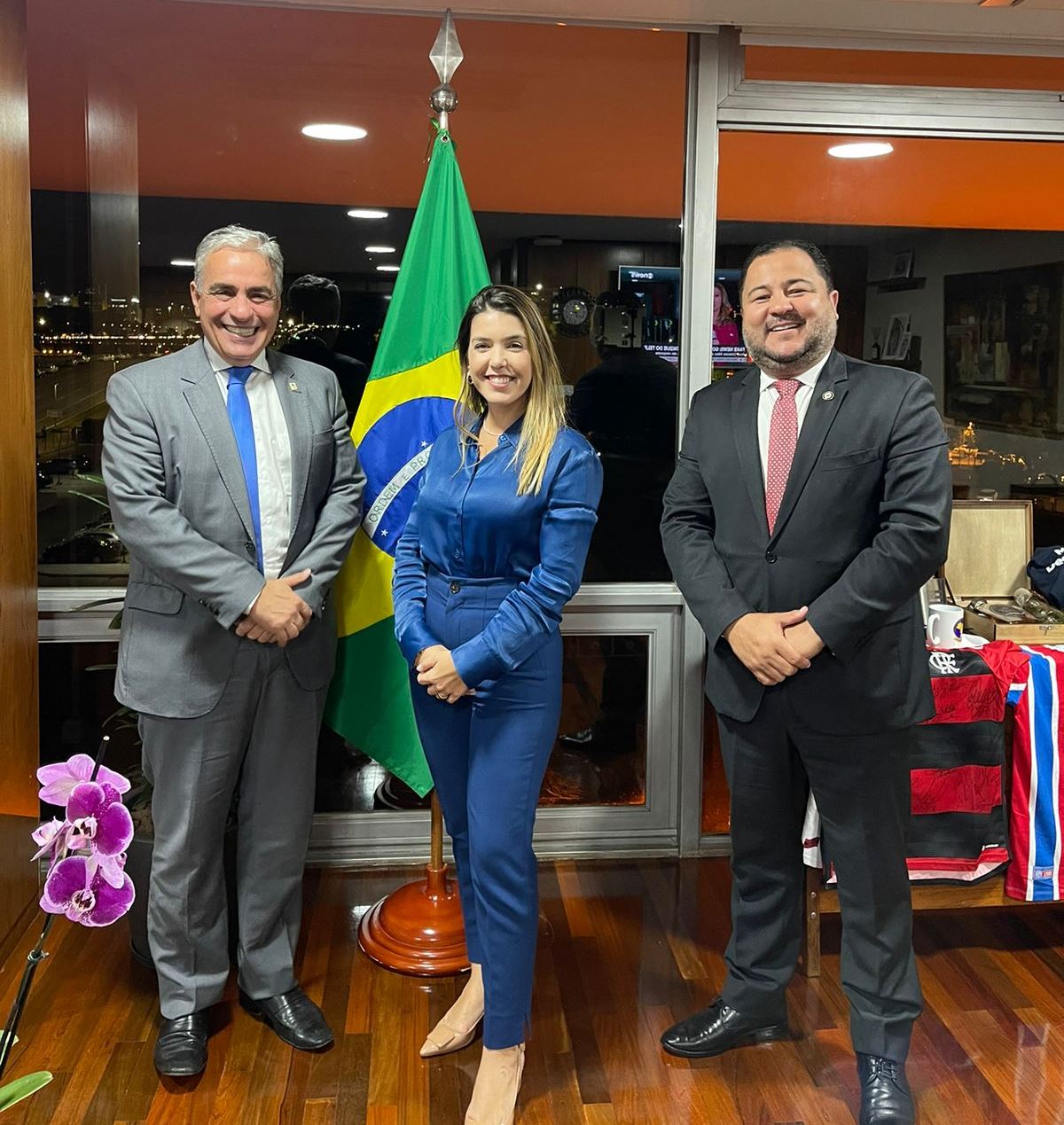 Prefeita Anna Lorena realiza visita a Brasília em busca de investimentos para obras e serviços para o município