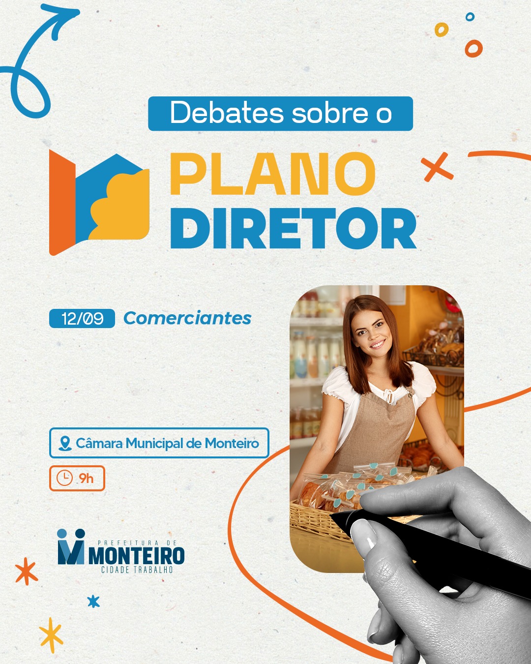 Revisão do Plano Diretor Municipal: Monteiro realiza mais uma rodada de debates, saiba mais