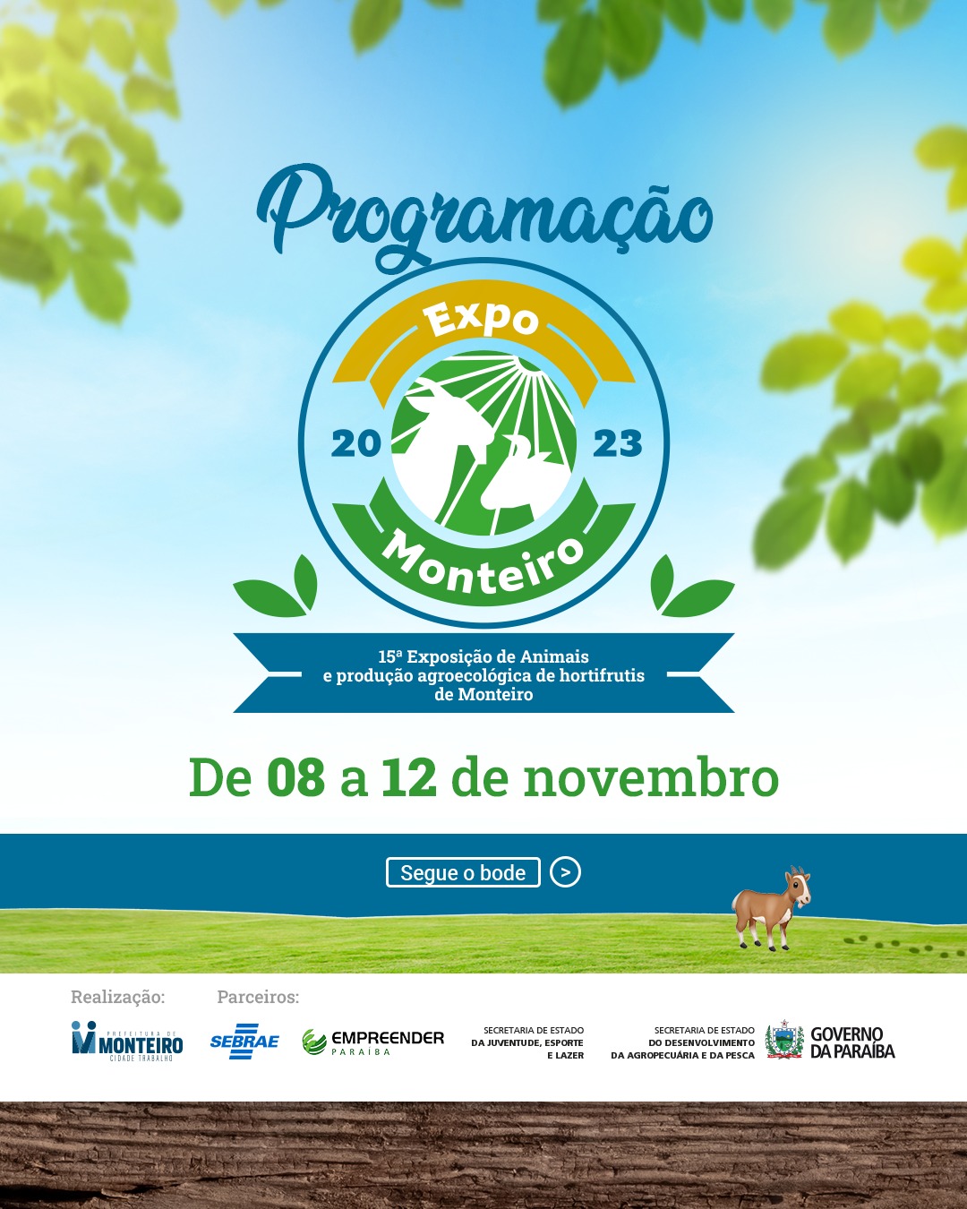 Pontapé foi dado e XXV Expo Monteiro é lançado e prestigiado por grande público