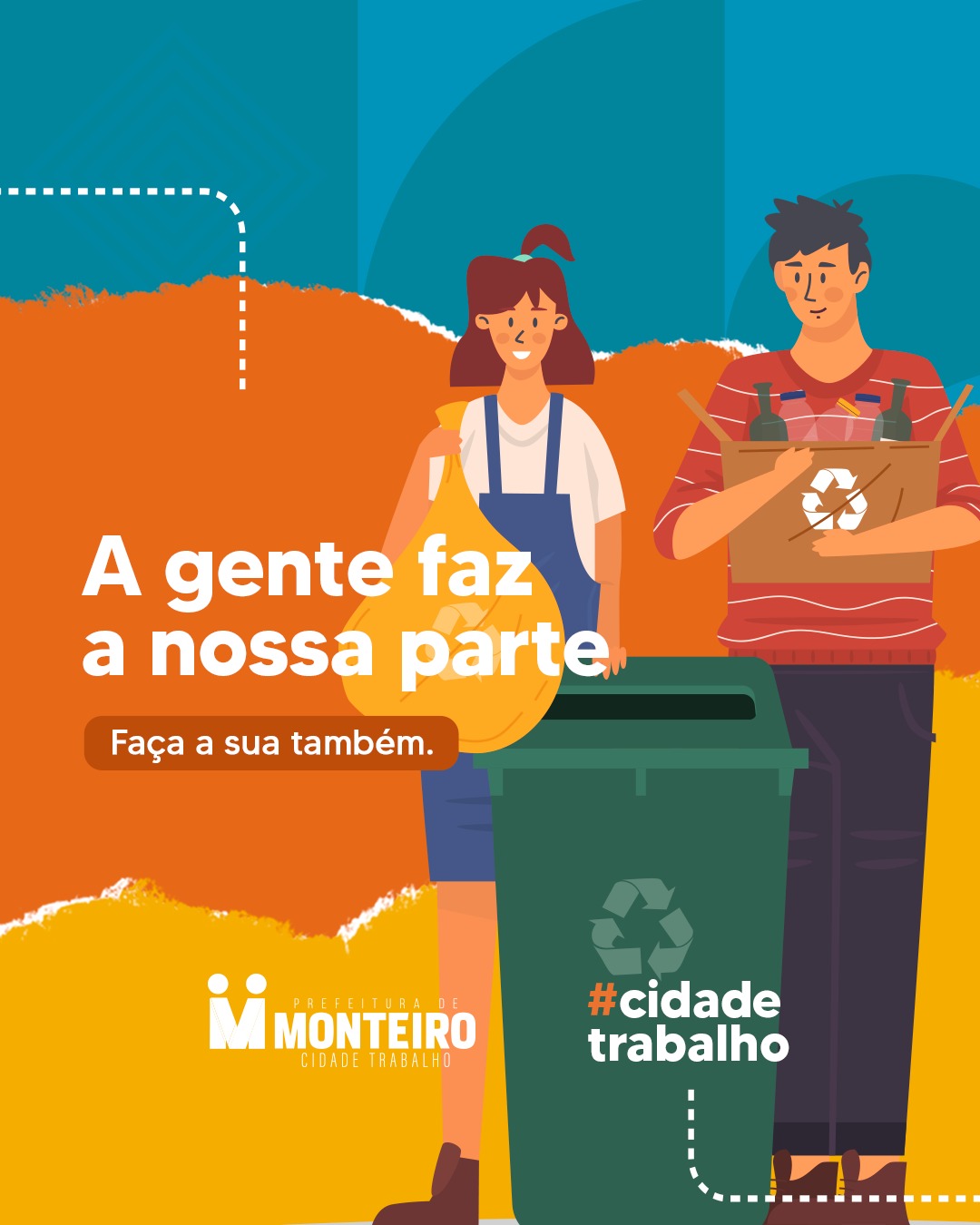 Prefeitura de Monteiro informa sobre coleta de lixo no feriado na Semana Santa