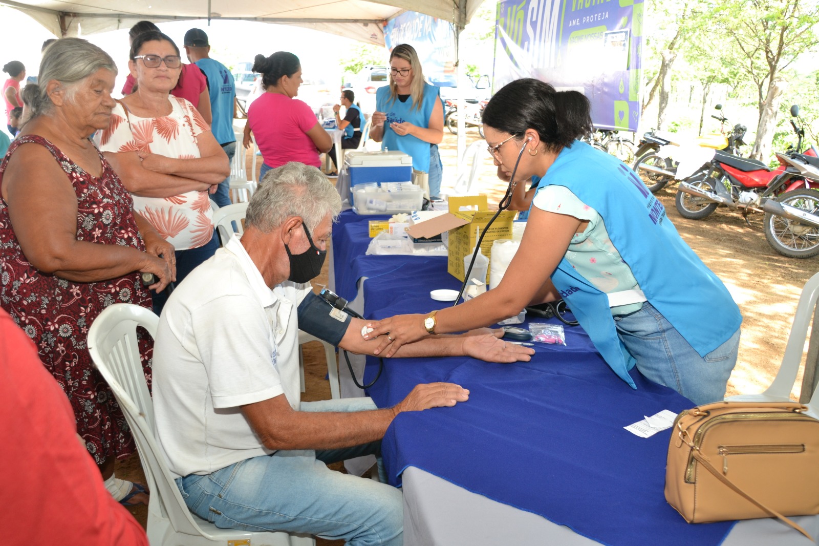 Em mais uma ação, Feira de Saúde leva serviços para a comunidade de Pocinhos na zona rural de Monteiro