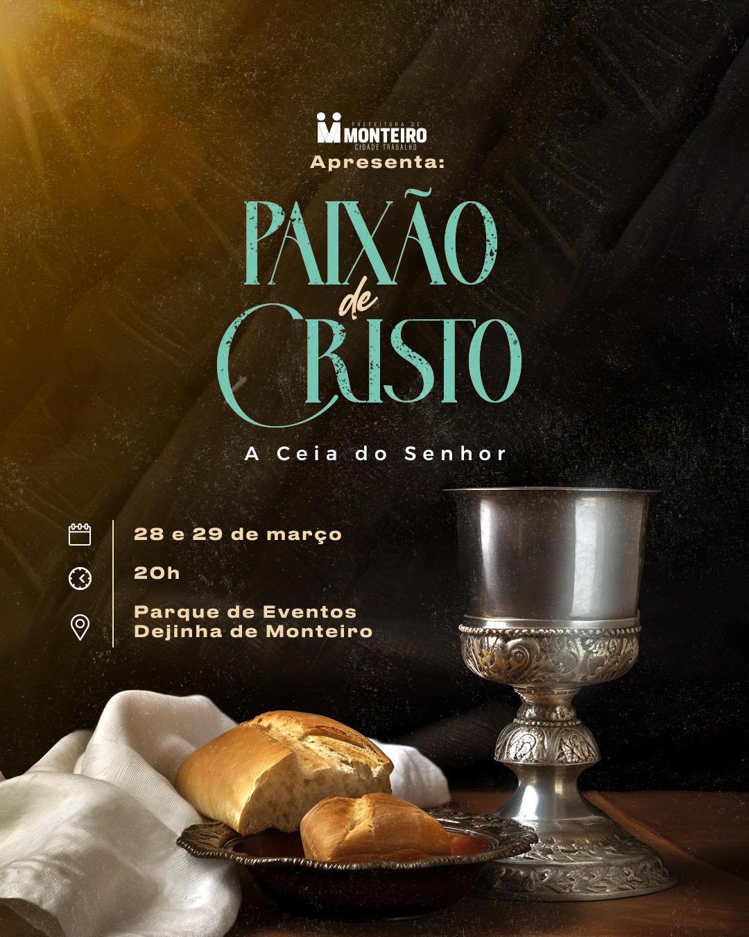 MONTEIRO: Artistas e artesãos iniciam construção dos cenários da “Paixão de Cristo: A Ceia do Senhor”