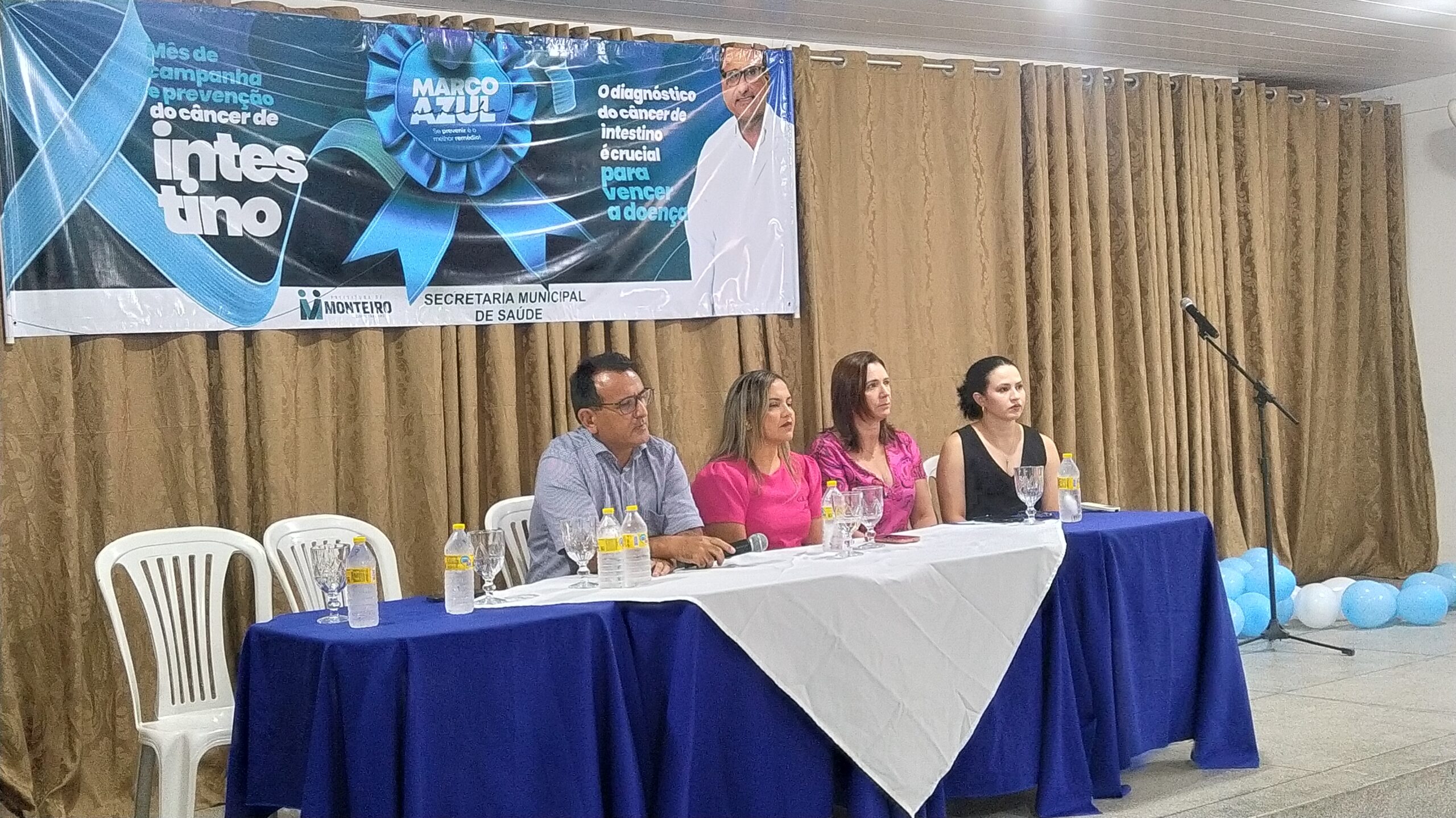 Centro da Mulher e CEMED de Monteiro reúne profissionais em palestra sobre o Março Azul Marinho