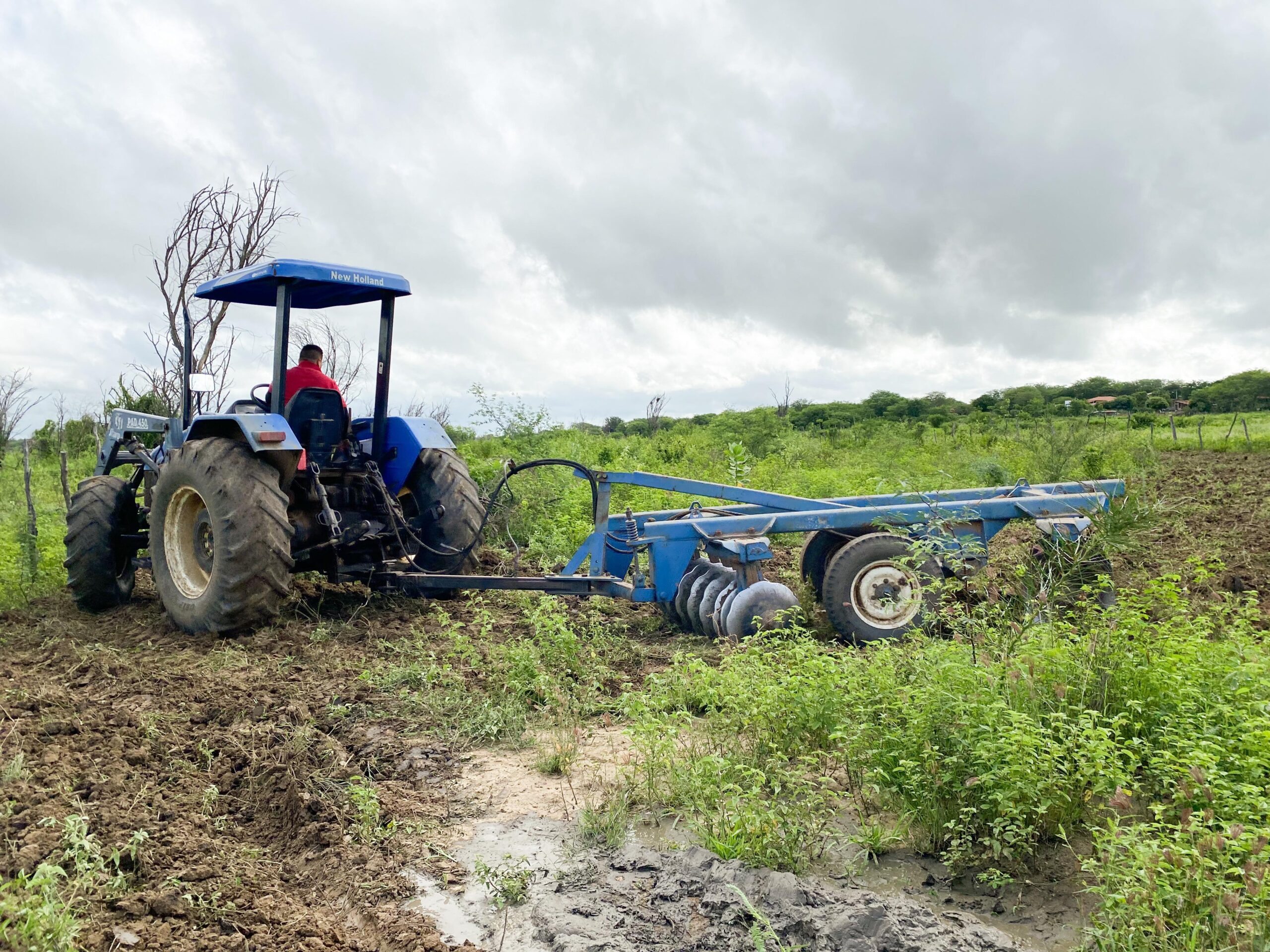 Prefeita Lorena acompanha pessoalmente ações de aração de terra em toda a zona rural de Monteiro