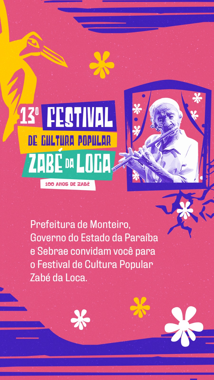 100 ANOS: Festival comemora 100 anos de nascimento da Pifeira Zabé da Loca