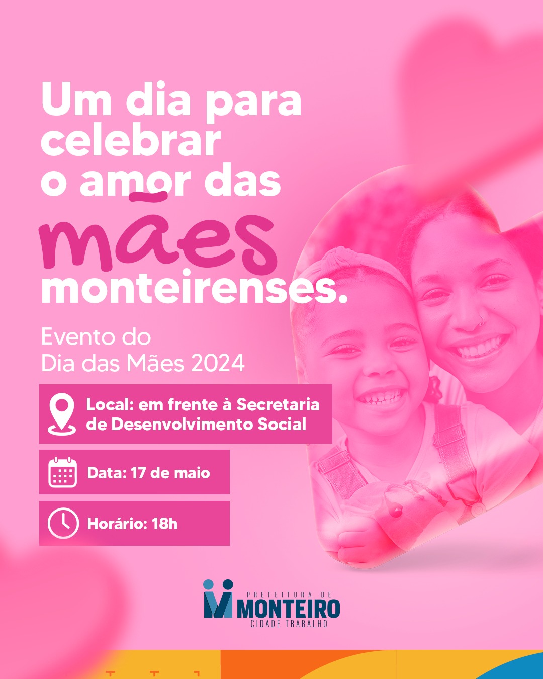 Secretaria de Desenvolvimento Social da Prefeitura de Monteiro realiza festa em homenagem ao dia das mães nesta sexta-feira